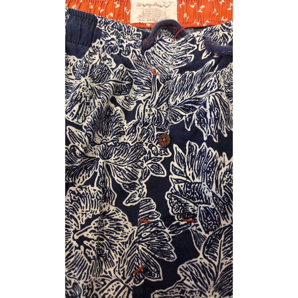 Tommy Bahama Floral Pajama‎ Pants  Cotton Drawstring Navy Tropical Loungewear XL - Picture 4 of 9